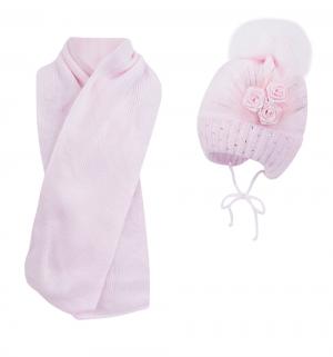 Комплект шапка/шарф, цвет: розовый Magrof