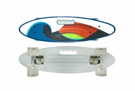 Скейт пластиковые колеса PU со светом Navigator