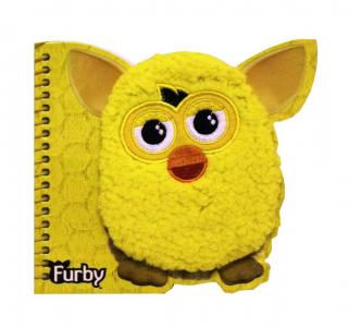 Книга записная 40л  желтая Furby