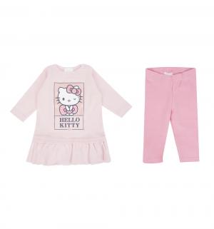 Комплект кофта/брюки  Кошки и мышки, цвет: розовый/розовый Play Today