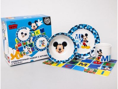 Набор посуды Mickey (4 предмета) Disney