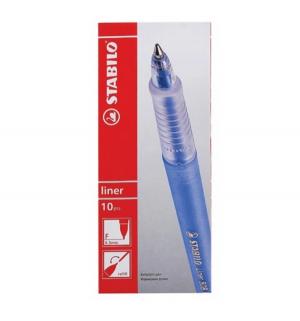 Ручка шариковая  Liner 0.4 мм фиолетовый Stabilo