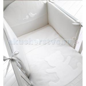 Комплект в кроватку  Casetta для детской кроватки с реечными бортиками (4 предмета) Baby Expert