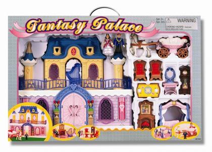 Fantasy Palace Дворец с каретой и предметами Keenway