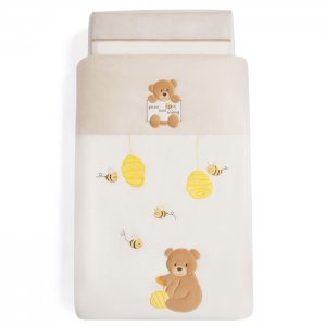 Комплект в кроватку  Honey Bear (4 предмета) Kidboo