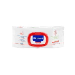 Салфетки  очищающие успокаивающие, 70 шт Mustela