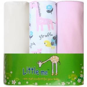 Пеленка  Жираф 120х90 3 шт. Little me