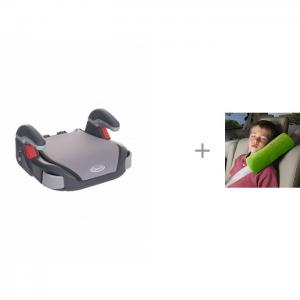 Бустер  Booster Basic и ProtectionBaby Подушка на ремень Сплюшка Graco