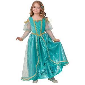 Карнавальный костюм  Принцесса Ариэль Батик. Цвет: голубой