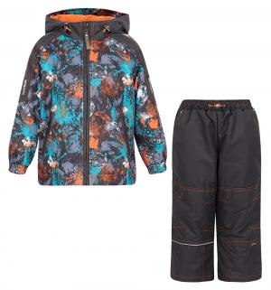 Комплект куртка/брюки , цвет: оранжевый/серый Saima