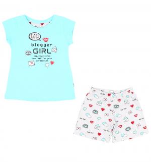 Пижама  Blogger Girl, цвет: бирюзовый Cornette