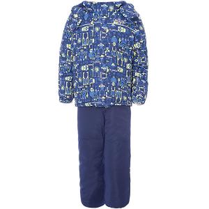 Комплект: куртка и брюки  для мальчика Ma-Zi-Ma. Цвет: голубой