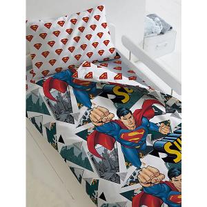 Комплект постельного белья 1,5 сп  Супермен Непоседа. Цвет: weiß/beige