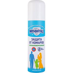 Аэрозоль от комаров Mosquitall гипоаллергенная защита, 150 мл