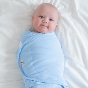 Пеленка SwaddleFun XL, цвет: голубой Pecorella