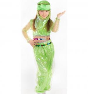 Карнавальный костюм  Шахерезада чалма/топик/шаровары, цвет: салатовый Карнавалия