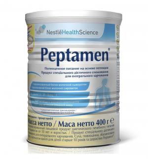 Заменитель молока  Peptamen Безлактозный с 10 лет, 400 г, 1 шт Nestle