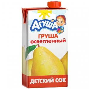 Сок  груша, 500 мл Агуша