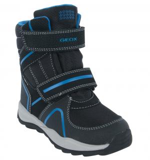 Ботинки  Orizont Boy, цвет: черный/синий Geox