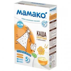 Каша  молочная с пребиотиками на козьем молоке 5 месяцев 200 г Мамако