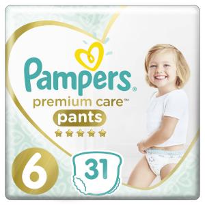 Трусики  Premium Care Pants 6 размер (15+ кг) 31 шт. Pampers