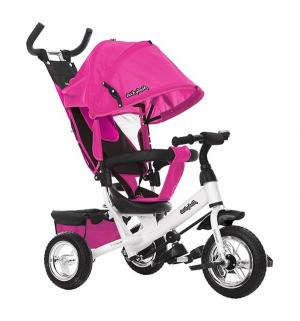 Трехколесный велосипед  Comfort 10x8 EVA, цвет: розовый Moby Kids