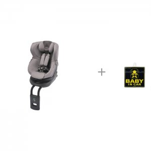 Автокресло  Kurutto 4i Isofix и наклейка информационная Child in Car sticker Carmate