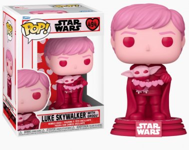 Фигурка pop! Bobble Star Wars Valentines Luke Skywalker With Grogu Funko