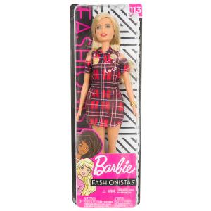 Кукла  Игра с модой Красное платье в клетку Barbie