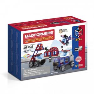 Конструктор  Магнитный Amazing Police & Rescue Set Magformers
