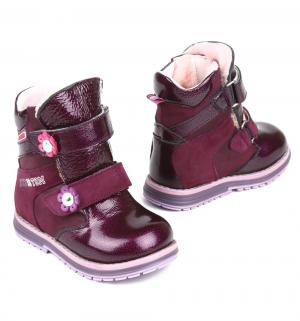 Ботинки , цвет: фиолетовый Bebetom