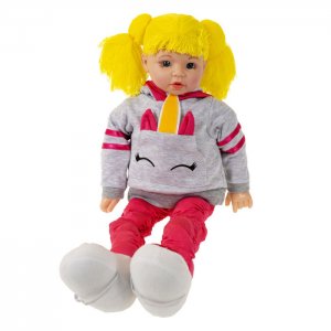Кукла мягкая Аэробика с растягивающимися руками и ногами 61-95см Bondibon