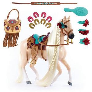 Игровой набор  Лошадка Skye в наборе с аксессуарами, 19 предметов Blip Toys. Цвет: бежевый