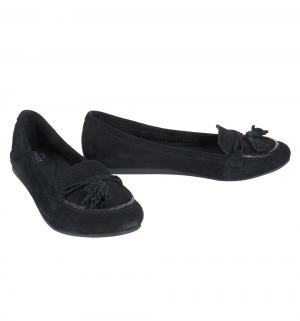 Туфли  Lina Suede Loafer Black Crocs
