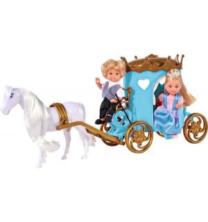 Игровой набор  Кукла Еви и Тимми в карете Simba