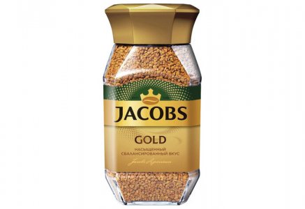 Кофе растворимый сублимированный Gold 190 г Jacobs