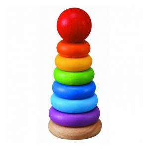 Развивающая игрушка  Классическая деревянная пирамидка Plan Toys