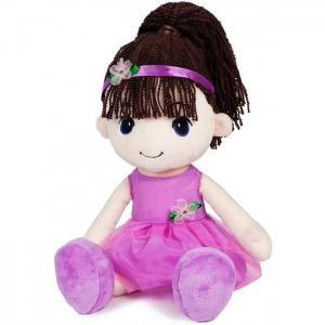 Мягкая игрушка  Кукла Стильняшка брюнетка 40 см Maxitoys