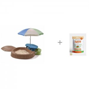 Песочница со столиком и Песок для песочниц Mixplant Емеля 14 кг Step 2