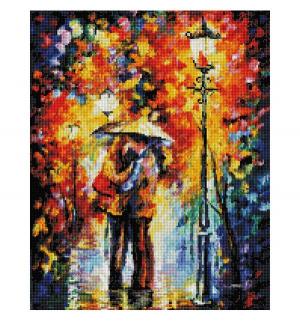 Мозаика на подрамнике  Поцелуй под дождем Белоснежка