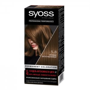 Крем-краска для волос 5-8 Ореховый светло-каштановый Syoss