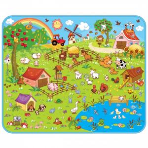 Игровой коврик  Ферма 130х160х0.5 см Mambobaby