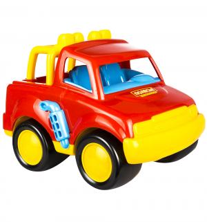 Автомобиль  Джип цвет: красный/голубой/желтый Полесье