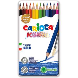 Набор цветных карандашей  Acquarell, 12 цветов Carioca
