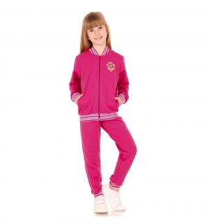 Спортивный комплект кофта/брюки  Физкультура, цвет: розовый Апрель
