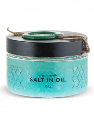 Аргановый солевой скраб Salt in oil, 350 г Huilargan