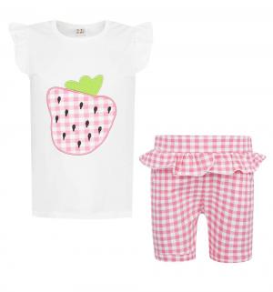 Комплект футболка/шорты , цвет: розовый Bony Kids