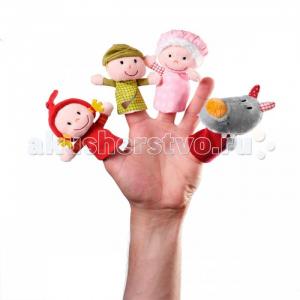 Мягкая игрушка  Пальчиковые игрушки: Красная шапочка Lilliputiens