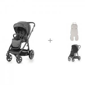 Прогулочная коляска  3 12204 с матрасиком Leokid Newborn Cotton и москитной сеткой Oyster