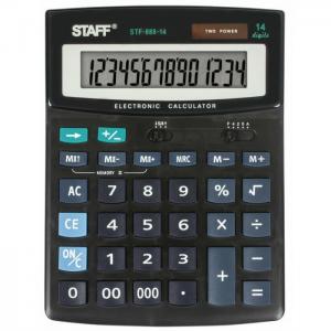 Калькулятор настольный STF-888-14 14 разрядов Staff